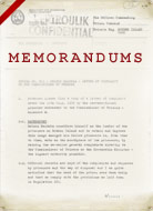 Office of the Municipal Manager memorandum