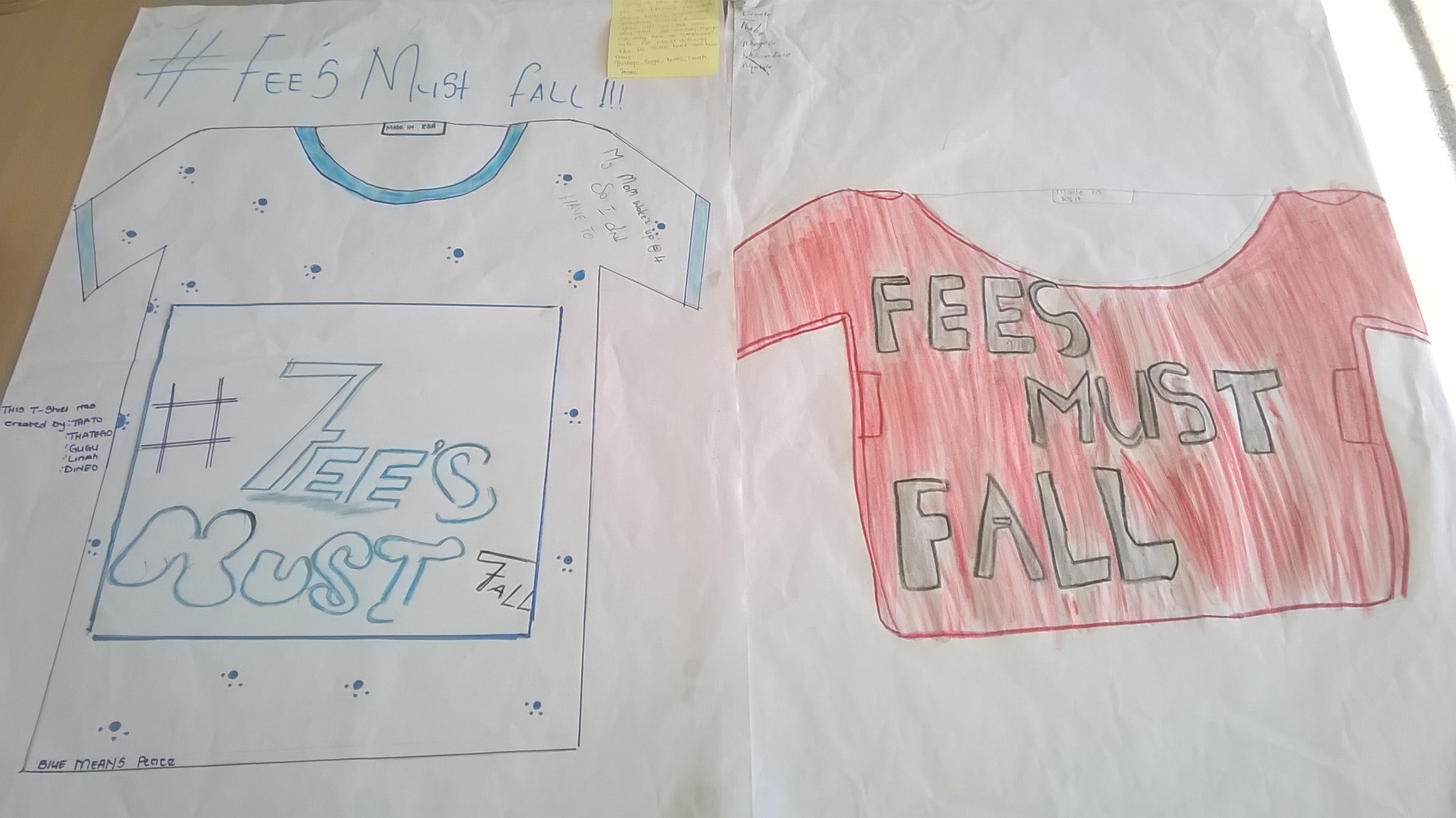 Human rights t-shirt creations